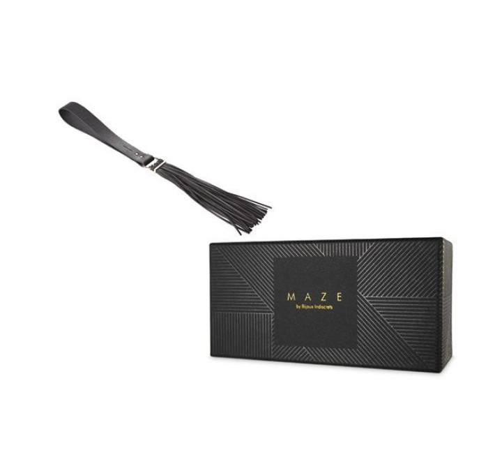 Флогер Bijoux Indiscrets MAZE Tassel Flogger Чорний