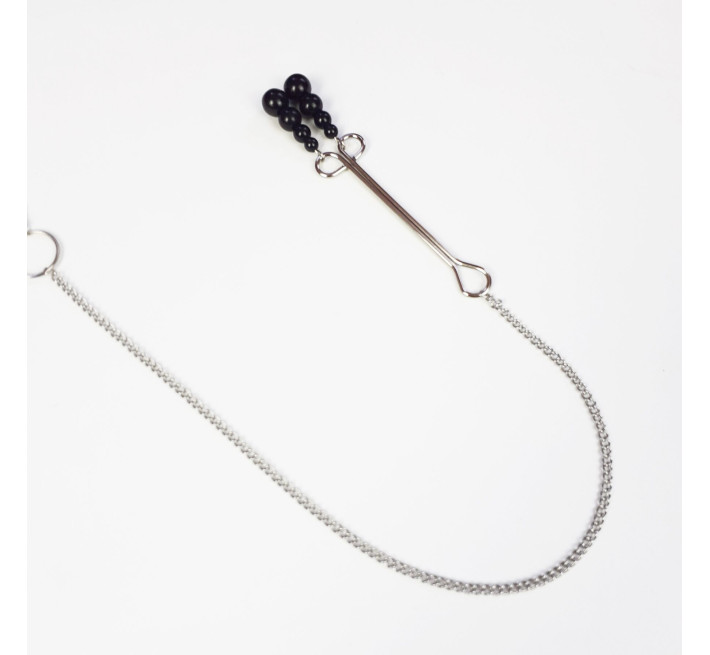 Затискачі для сосків та клітора Art of Sex Nipple and clit clamps Black Pearl