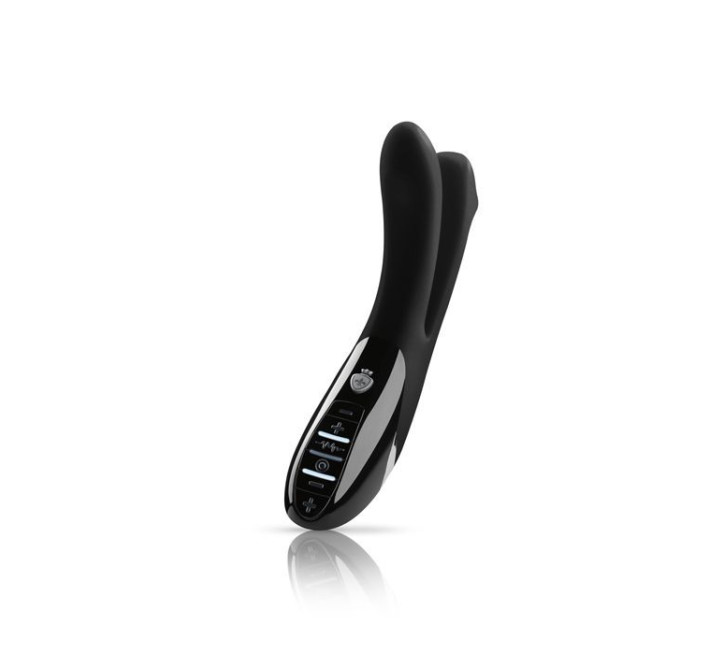 Вібратор подвійний з електростимуляцією Mystim Tingling Aparte eStim Міостимулятор Чорний