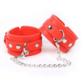 Силіконові наручники DS Fetish Silicone hand cuff red