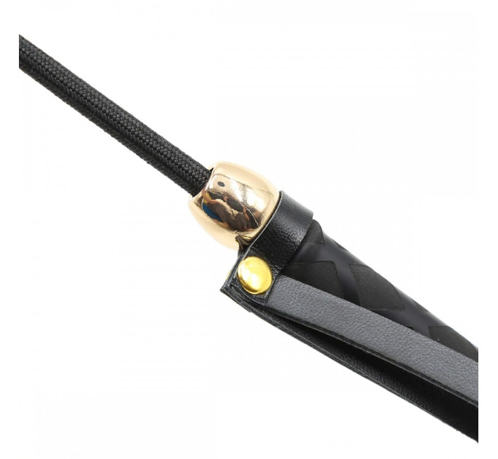 Тиклер на длинной ручке DS Fetish Черно-красный, 63 см