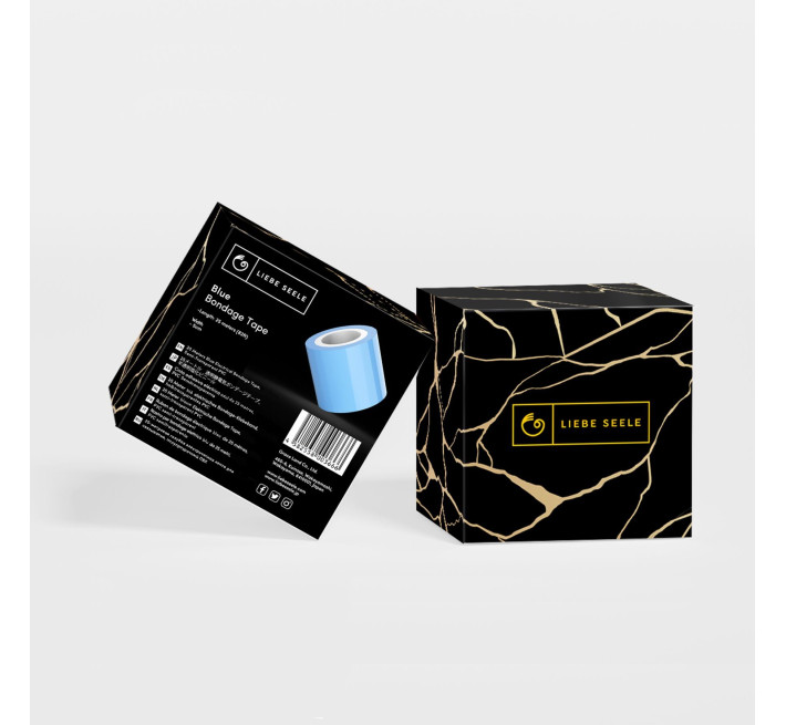 Скотч для бондажа Liebe Seele Bondage Tape Blue 25м