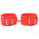 Силіконові наручники DS Fetish Silicone hand cuff red