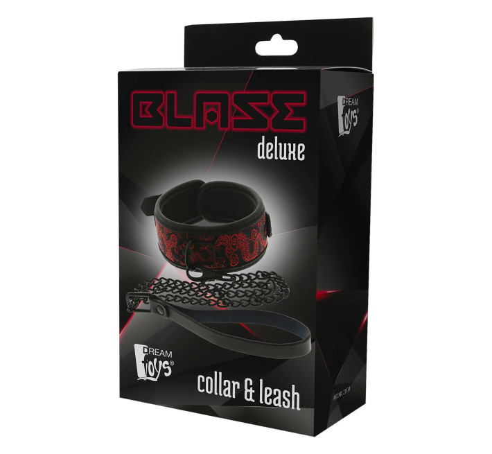 Нашийник з повідцем Dreamtoys Blaze Deluxe Collar & Leash