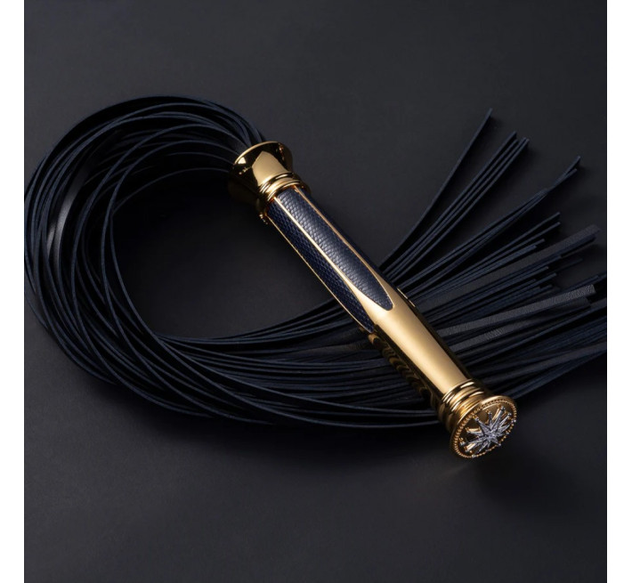 Флогер з італійської шкіри UPKO Black Label Collection, ручна робота