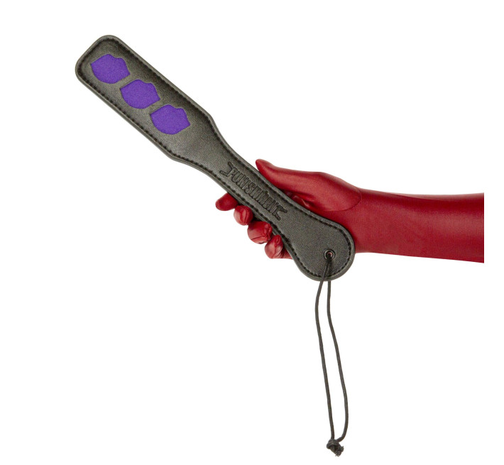 Паддл Punishment - Purple Lips Paddle - Black