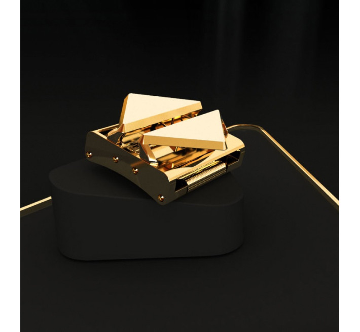 Маска на глаза кожаная Lockink коричневая