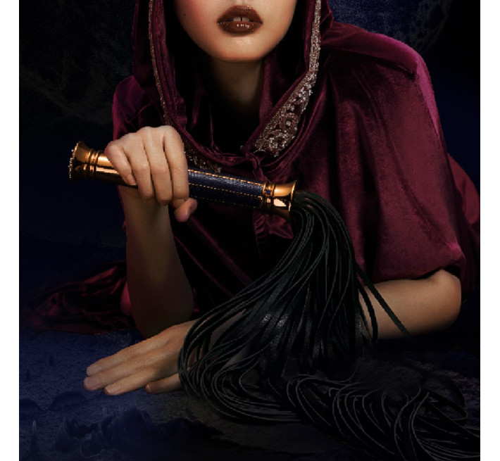 Флогер з італійської шкіри UPKO Black Label Collection, ручна робота