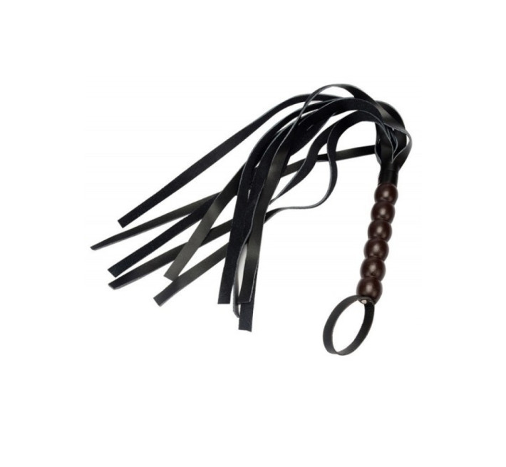 Флоггер DS Fetish Flogger L black ball 58 см