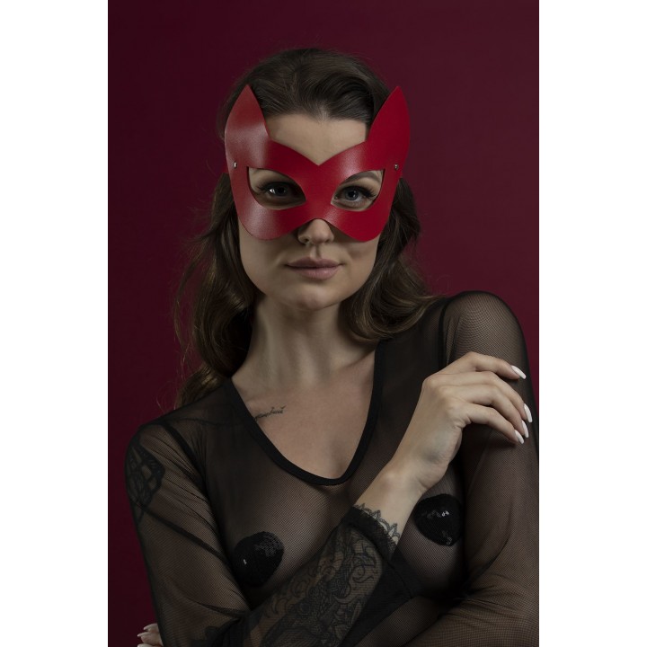 Маска кішки Feral Feelings Kitten Mask червона