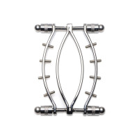 Затискач для вагіни Master Series: Spread 'Em Poker Vagina Clamp with Adjustable Pressure Screws, ши Затискач для вагіни Master Series: Spread 'Em Poker Vagina Clamp with Adjustable Pressure Screws, ши