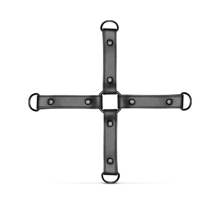 Крестовина с наручниками и поножами Bedroom Fantasies: Hogtie with Hand and Ankle Cuffs