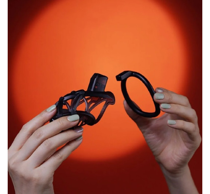 Чоловічий пояс вірності UPKO Caged Beast Male Chastity Device Kit Синій