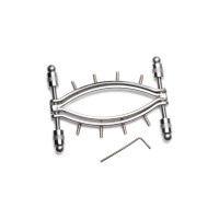 Затискач для вагіни Master Series: Spread 'Em Poker Vagina Clamp with Adjustable Pressure Screws, ши Затискач для вагіни Master Series: Spread 'Em Poker Vagina Clamp with Adjustable Pressure Screws, ши