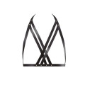 Портупея Bijoux Indiscrets MAZE Halter Bra Harness Черная