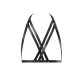 Портупея Bijoux Indiscrets MAZE Halter Bra Harness Черная