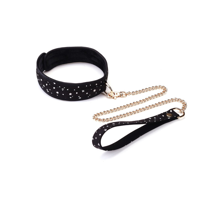 Набір Liebe Seele Stary Nights 7pcs Bondage Kit, фіксатори, нашийник з повідцем, кляп, флогер, маска