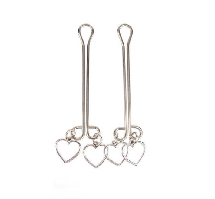Затискачі на соски Chisa Fetish Fantasy Heart Nipple Clamps