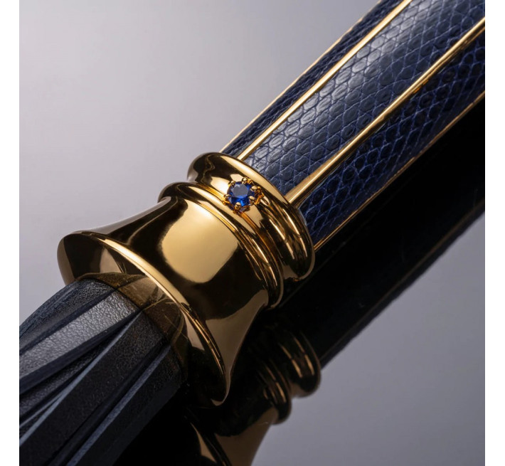 Флогер з італійської шкіри UPKO Black Label Collection, ручна робота