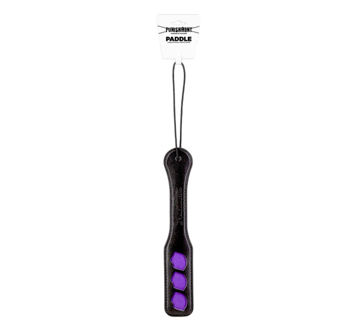 Паддл Punishment - Purple Lips Paddle - Black