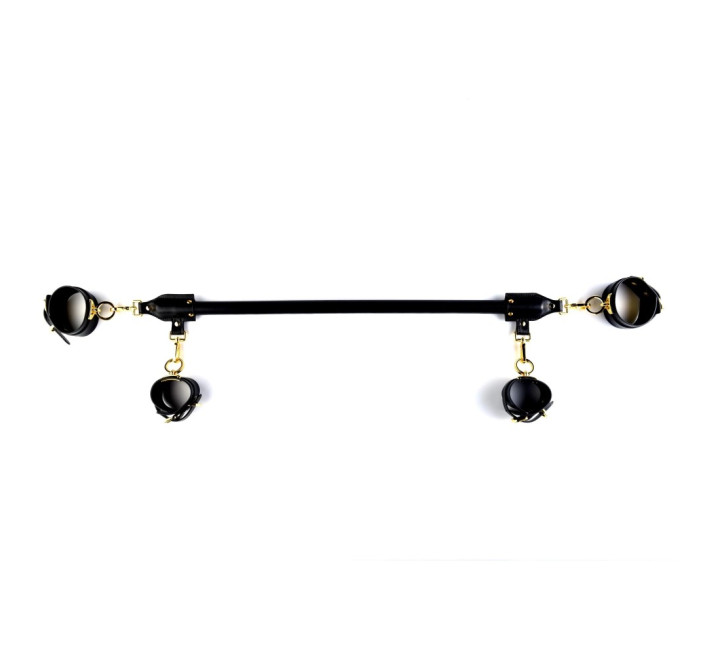 Шкаф-чемодан для БДСМ аксессуаров Upko, из итальянской кожи, черный, 14 предметов