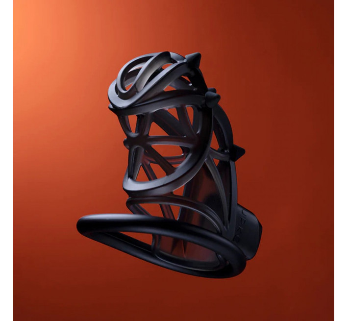 Чоловічий пояс вірності UPKO Caged Beast Male Chastity Device Kit Помаранчевий