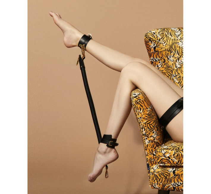 Кожаные глаза со вставками позолоты UPKO Ankle Cuffs UPKO size L