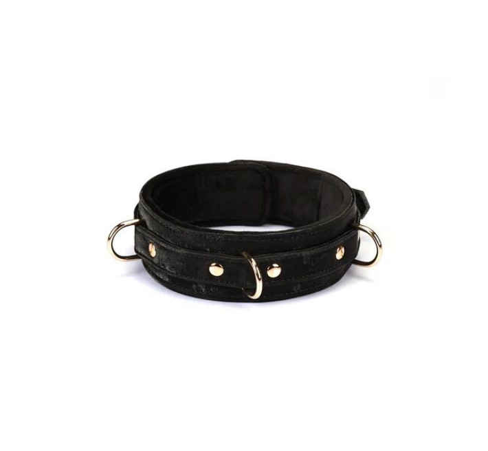 Нашийник з повідцем Liebe Seele Boudoir Amor Collar with Leash Black