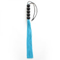 Флогер DS Fetish FLOGGER, 5 кульок, Блакитний, ручка 45 см