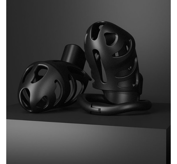 Пояс вірності пластик з 3-ма кільцями Lockink Sevanda Чорний