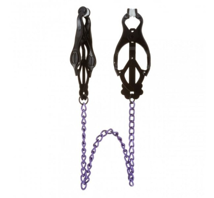 Зажимы на соски Lucky Bay Nipple play Long Chain Фиолетовые