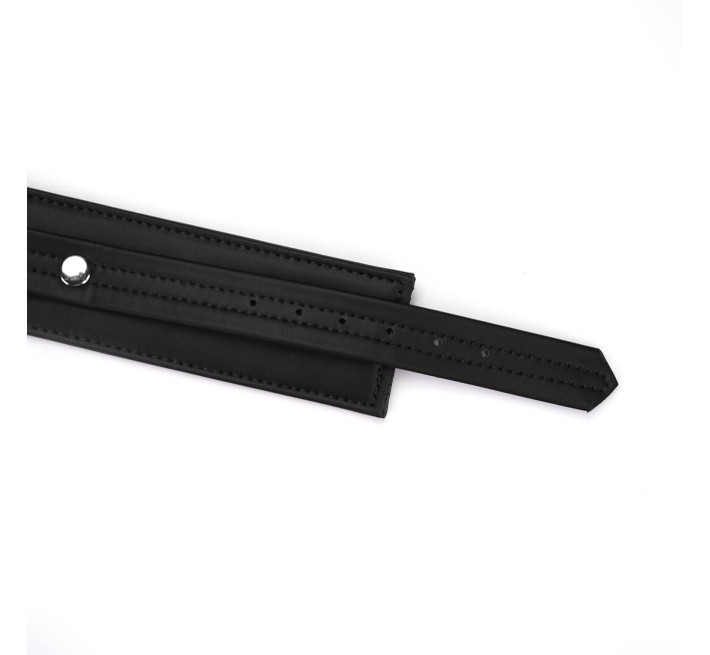 Поножи Liebe Seele Black Organosilicon Anklecuffs, экокожа