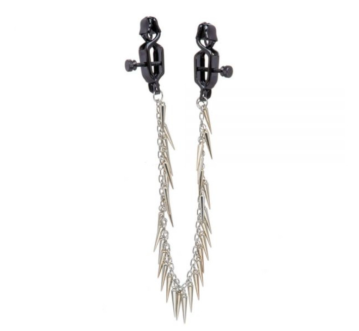 Зажимы на соски Lucky Bay Nipple play прищепки Chain and Spike