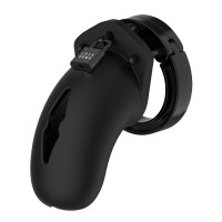 Пояс вірності ManCage Lockdown Chastity Cage, чорний, M