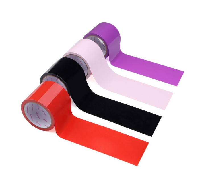 Скотч для бондажа LOCKINK SEVANDA Electrostatic Tape, черная, 16 м