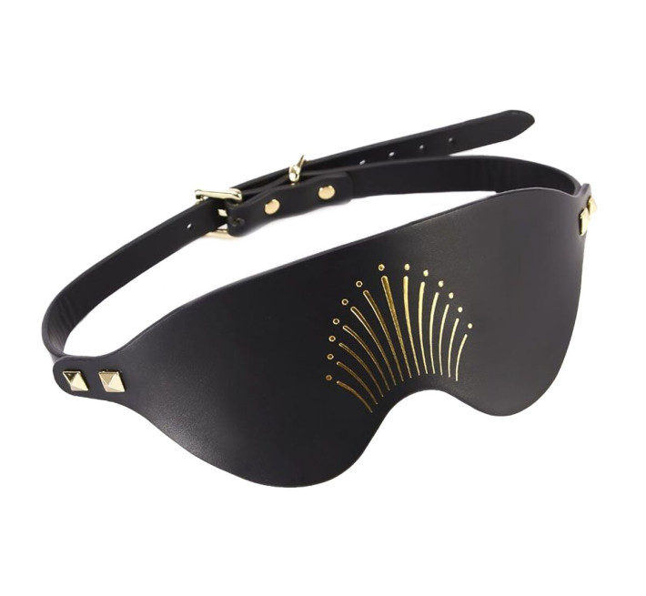 Розкішна маска на очі Zalo Blindfolds Black