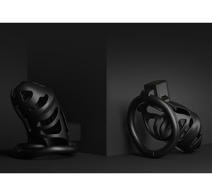 Пояс вірності пластик з 3-ма кільцями Lockink Sevanda Чорний