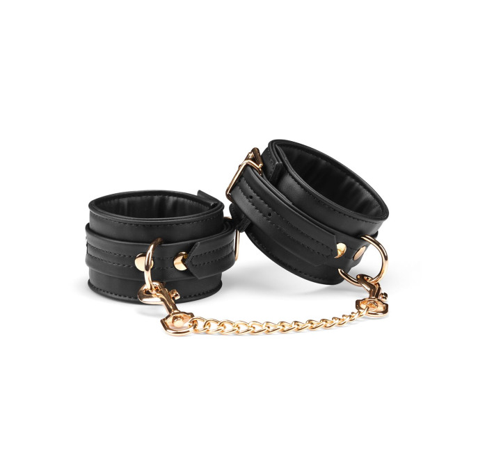 Поножи Liebe Seele Black Organosilicon Anklecuffs, экокожа