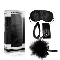 Набір БДСМ LoveToy Deluxe Bondage Kit (маска, наручники, пір'їнка)