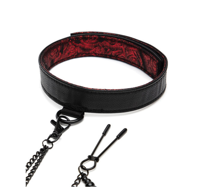Нашийник із затискачами на соски Sweet Anticipation Fifty Shades of Grey Collar Nipp