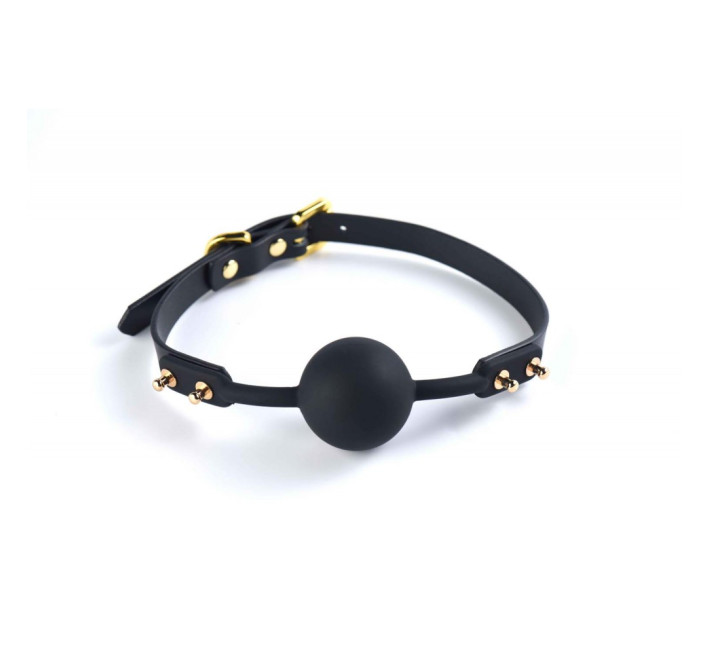 Кляп із кулькою силіконовий UPKO Solid Medium Ball Gag