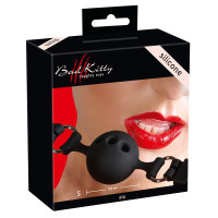 Кляп з отворами Bad Kitty Gag Black S