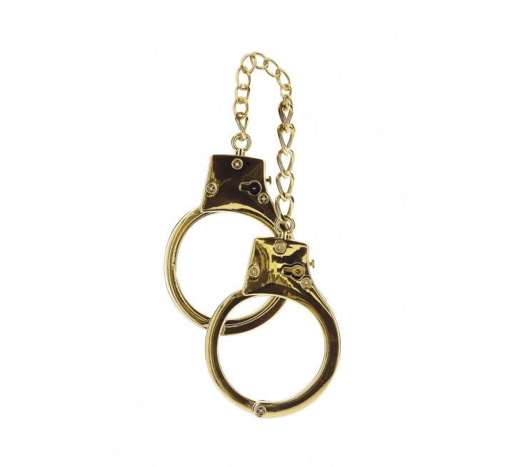 Наручники Taboom, металлические, золотые
