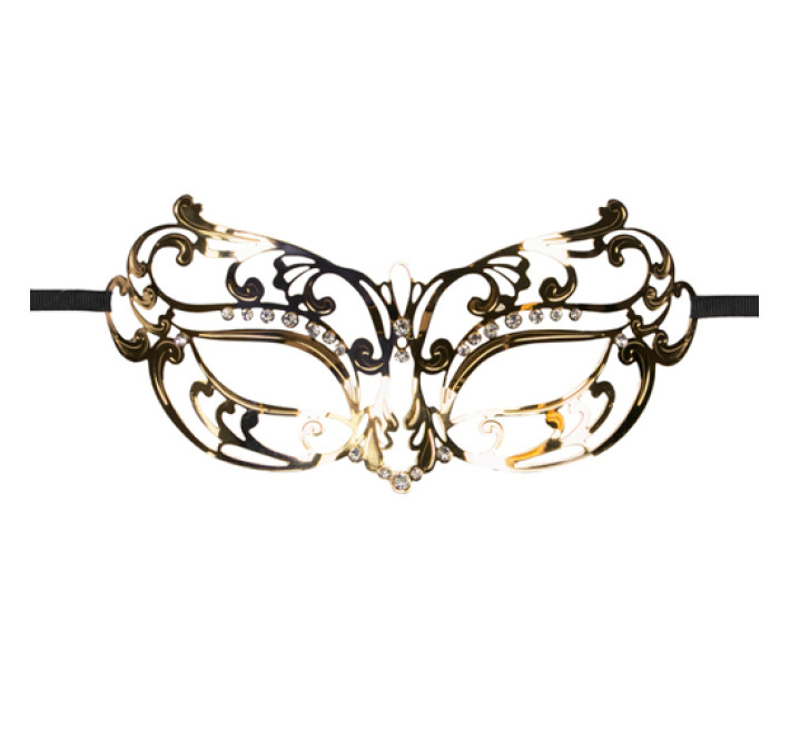 Маска металлическая EasyToys Venetiaans Masker Gold 25470