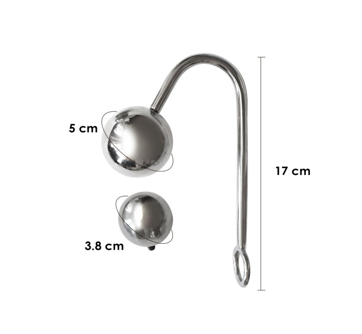 Бондажний набір з металевим анальним гаком Art of Sex Beatrice Bondage set with anal hook № 4