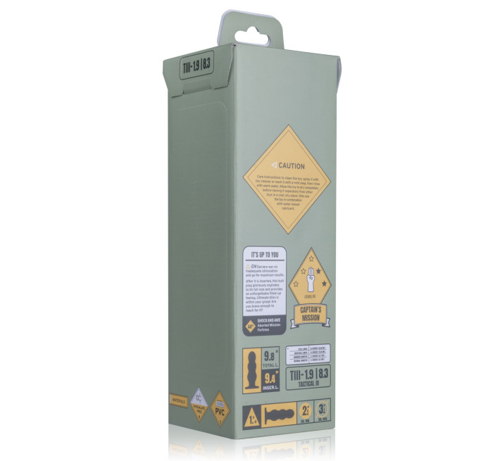 Анальная пробка BUTTR - Tactical III Butt Plug