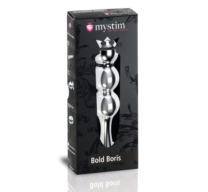Металеве дилдо Mystim Bold Boris для електростимулятора