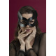 Маска кішки Feral Feelings Kitten Mask чорна
