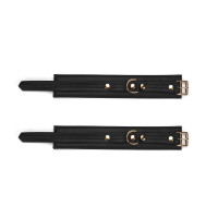 Поножі Liebe Seele Black Organosilicon Anklecuffs, екошкіра Поножі Liebe Seele Black Organosilicon Anklecuffs, екошкіра