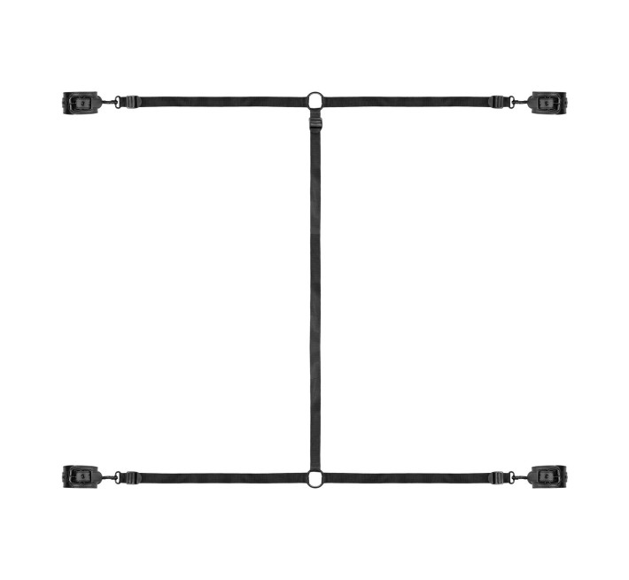 Фіксатор на ліжко з наручниками та поножами Bedroom Fantasies: Under the bed Restraint Bondage Set